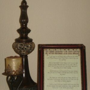 Customized Poetry-Framed